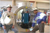 Staff scientists at Los Alamos